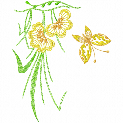 Flowers And Tree Embroidery Design 10 Flowers And Tree Embroidery Design 10